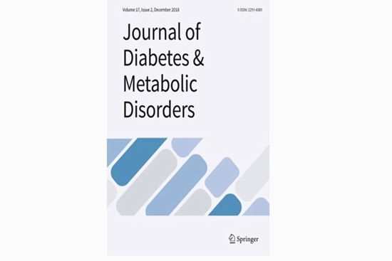 ارتقا ضریب تاثیر مجله انگلیسی Journal of Diabetes and Metabolic Disorders متعلق به پژوهشگاه علوم غدد و متابولیسم 